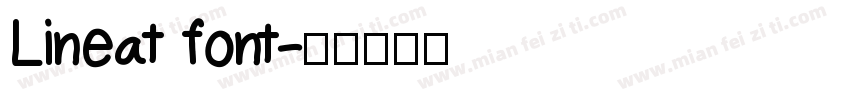 Lineat font字体转换